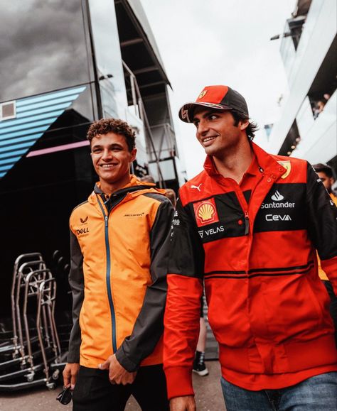 Lando And Carlos, Carlos And Lando, Stefanos Tsitsipas, F1 Wallpaper Hd, F1 Wallpaper, F1 Poster, Formula 1 Car Racing, Mc Laren, Formula Racing