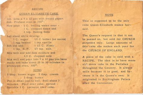 Grandmothers Recipes, Historic Recipes, Celebrity Recipes, Vintage Cakes, Heirloom Recipes, Vintage Baking, Handwritten Recipes, Vintage Cooking, Grandmas Recipes