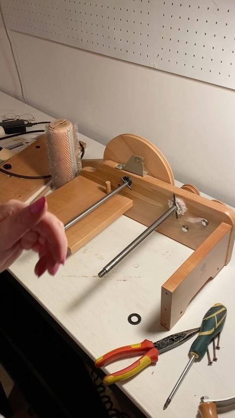 Amanda | Art Yarn & Looms (@wildjuniperfibreart) posted on Instagram: “Dismantling & reassembling my Ashford Drum Carder to give it a deep clean” • Mar 3, 2021 at 5:10pm UTC Drum Carder, Art Yarn, Deep Clean, Yarn Art, Deep Cleaning, Spinning, Drums, Yarn, On Instagram