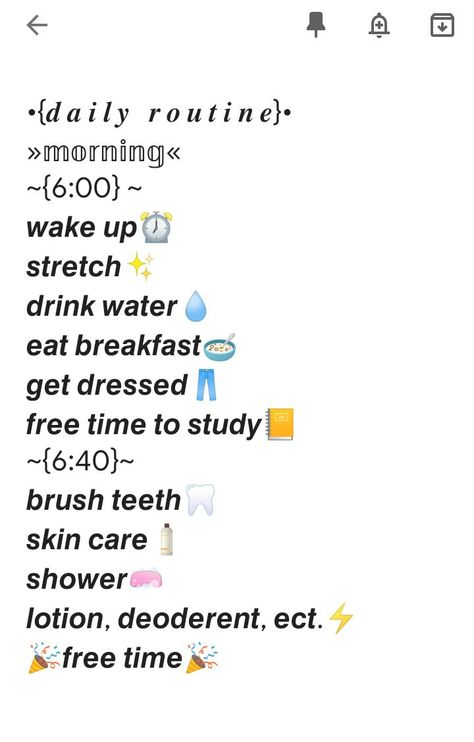 Things To Do In The Morning, Things To Do On Friday, Daily Bullet Journal, School Routine For Teens, Get Up In The Morning, Shower Lotion, Channel Ideas, School Morning, No School