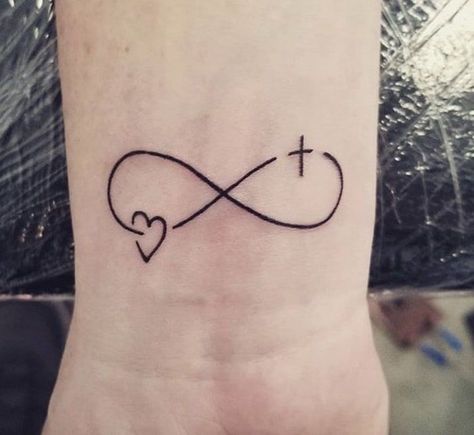 Figure 8 Tattoo, Inspirational Wrist Tattoos, Tattoo With Names, 8 Tattoo, Infinity Tattoo On Wrist, Tattoo On Wrist, Side Wrist Tattoos, Silhouette Pictures, Symbol Tattoo