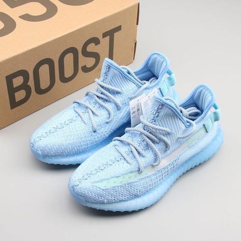 286 Likes, 2 Comments - TSNex | Heels, Boots, Sneakers (@tsnex) on Instagram: “NEW STOCK! Yeezy Boost 350 V2 Ice Blue 🧊  Online Now💳 Tap to shop - - tsnex.myshopify.com - -…” Yezzy Shoes Women, Yeezy Shoes Outfit, Future Sneakers, Sneaker Trends, Adidas Shoes Mens, Nike Air Shoes, Key Caps, Yeezy Boost 350 V2, Yeezy 350