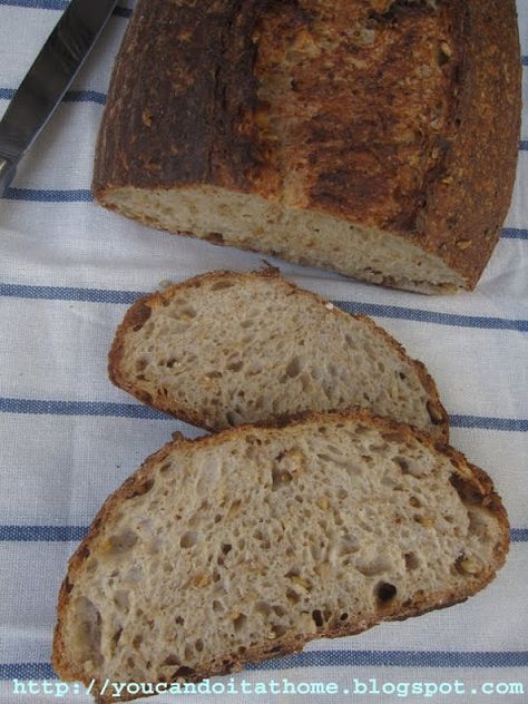 Wheat Sourdough Bread, Wheat Berry, Multigrain Bread, Cracked Wheat, Chocolate Trifle, Proofing Baskets, Wheat Berries, Sourdough Bread Recipe, Wheat Germ