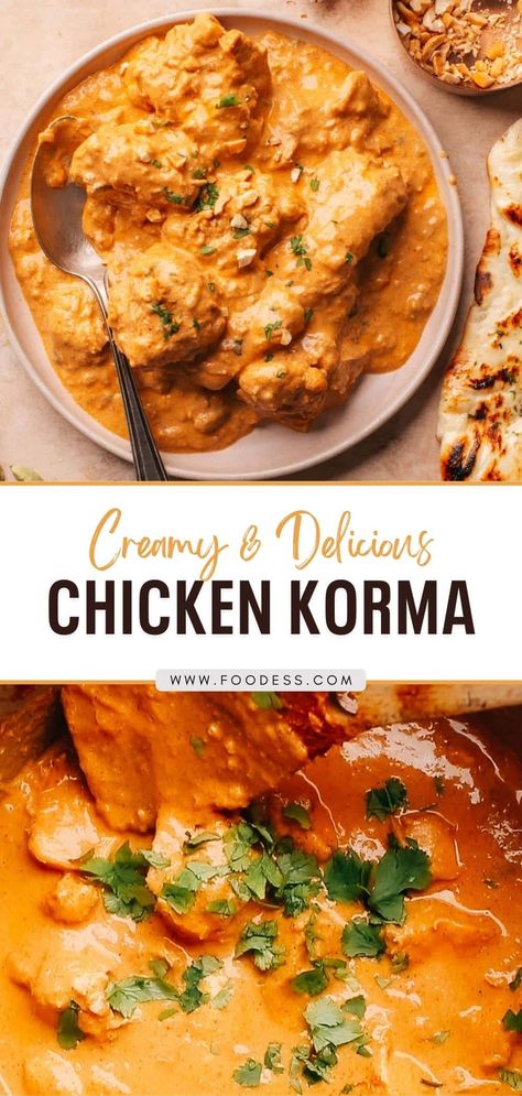 Best Chicken Korma Recipe, Chicken Shahi Korma, Authentic Indian Curry Recipes, Authentic Chicken Korma Recipe, Korma Chicken Recipes, Shrimp Korma Recipe, Chicken Kurma Recipes, Authentic Butter Chicken Recipe Indian, Chicken Korma Recipe Easy