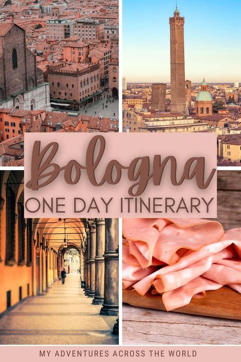 Bologna Itinerary, Bologna Travel, Best Places In Italy, Italy Trip Planning, 1 Day Trip, Italy 2023, Europe 2024, Italy Itinerary, Cities In Italy