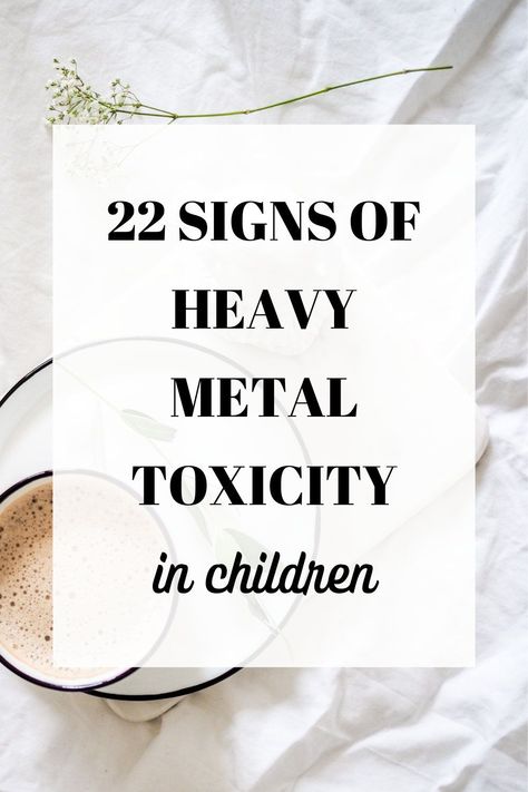 Can sensory issues be caused by heavy metal poisoning? Yes, they can. And there's many other signs of heavy metal toxicity in children. Learn the benefits of heavy metal detox for kids. Toxic Metal Cleanse, Symptoms Of Heavy Metal Toxicity, Toxic Heavy Metals, Heavy Metal Detoxing, Signs Of Heavy Metal Toxicity, Detox Heavy Metals Kids Bath, Heavy Metals Toxicity, Heavy Metals In Body Health, Heavy Metal Detox Bath For Toddler