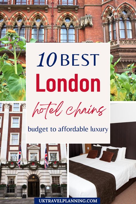 Discover the best places to stay in London with our guide to the top hotel chains. Whether you're looking for luxury accommodations or budget-friendly options, we cover a range of London accommodation choices to suit every traveler's needs. Perfect for planning your stay in the UK's vibrant capital. Best Place To Stay In London, Where To Stay In London On A Budget, Places To Stay In London, Europe Trip Planning, Europe Holiday, London Accommodation, London Hotel, Europe Holidays, London Attractions