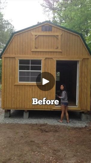 Shed To Tiny House Interior, Rustic Tiny House Cabin, Cabin Homestead, Tiny Cabins Interiors, Tiny Cabin Plans, Tiny Home Shed, Shed Tiny Home, Backyard Guest Houses, Tiny House Vacation