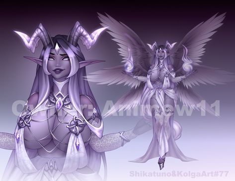 Goddess of Magic💜 Magic Goddess, Anime Goddess, Female Goddess, Goddess Of Magic, Ancient Demons, Demi God, Ancient Gods, Female Monster, Character Design Girl