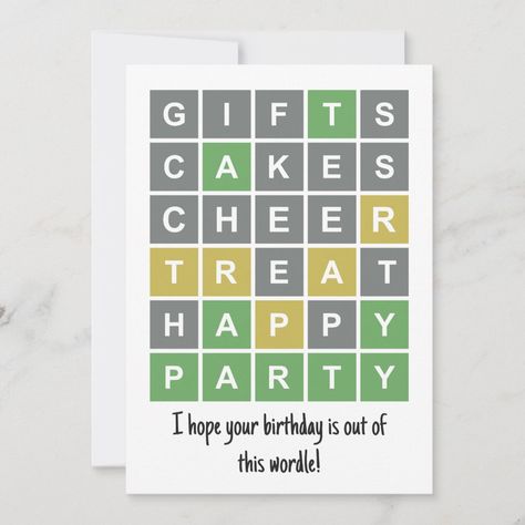 Birthday Card For Friends, Birthday Cards For Friends, Free Text, Zazzle Invitations, Diy Business, Free Paper, Birthday Greeting Cards, Paper Texture, Hat Crafts