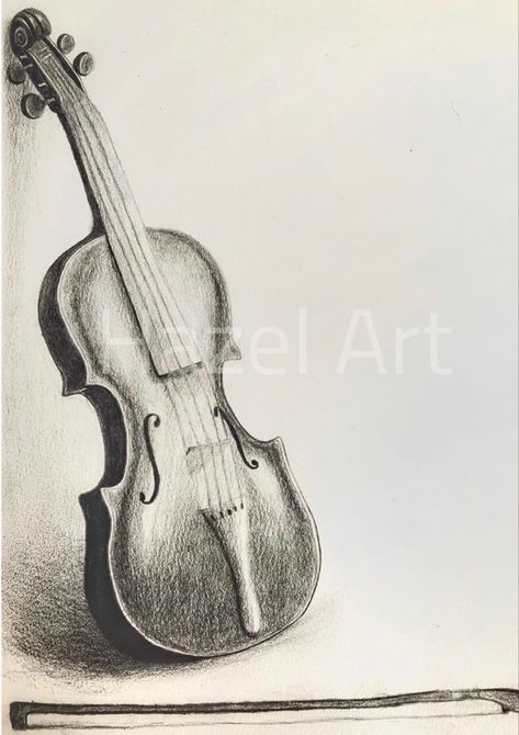 Cello Drawing, Violin Drawing, Cello Art, Violin Cello, Violin Art, Abstract Pencil Drawings, Speed Drawing, Music Drawings, Painting Canvases