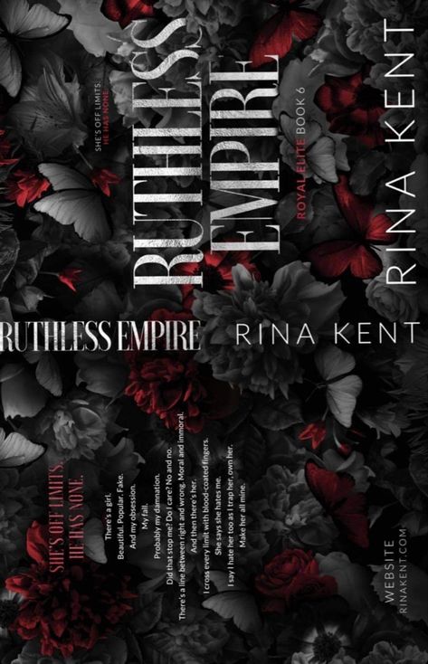 Ruthless Empire, Book Reading Journal, Rina Kent, Book Reading, Mini Book, Reading Journal, Mini Books, Book Covers, A Book