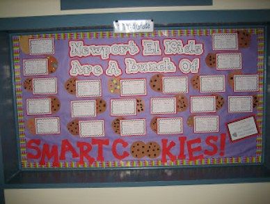 Cute Bulletin Boards, Classroom Boards, Smart Cookies, School Testing, Smart Cookie, Classroom Bulletin Boards, School Bulletin Boards, Creative Classroom, Classroom Fun