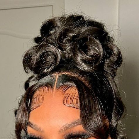 Double Frontal Ponytail, Frontal Ponytail, Prom 2k24, Wigs Hairstyles, Phoenix Hair, Frontal Wig Hairstyles, Cute Hair Colors, Frontal Hairstyles, Body Wave Hair