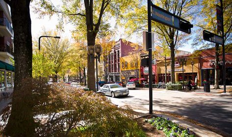 Downtown Greenville Main St | Greenville South Carolina | Flickr Greenville Restaurants, Small Town America, Greenville South Carolina, States In America, Greenville Sc, Travel And Leisure, City Streets, Main Street, Small Towns