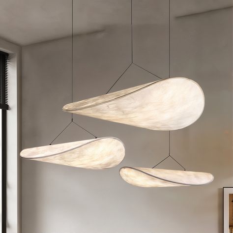 Floating Cloud Pendant Light - Modern Artistry Sculptural Pendant Light, Statement Pendant Light, Organic Light Fixture, Modern Entryway Lighting, Organic Modern Lighting, Cloud Lighting, Organic Pendant Light, Long Pendant Light, Dark And Moody Interiors