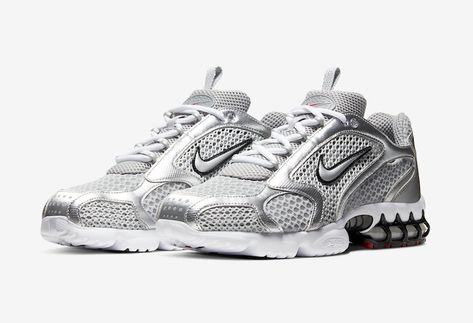 Nike Air Zoom Spiridon, Early 2000s Style, Trendy Shoes Sneakers, Pretty Shoes Sneakers, Baskets Nike, Nike Dunk High, Sneaker Release, Cute Sneakers, Fresh Shoes