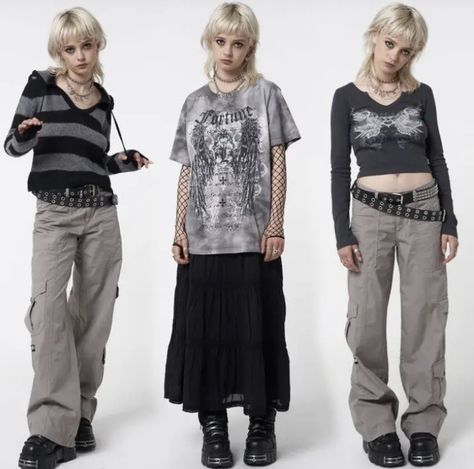 Acubi Grunge Aesthetic, 2000s Fashion Outfits Grunge, 2000s Japanese Fashion Grunge, Early 200s Fashion, 2000s Japanese Fashion Y2k, Nerdcore Fashion, 2000 Japanese Fashion, 2000s Grunge Outfits, Japanese 2000s Fashion