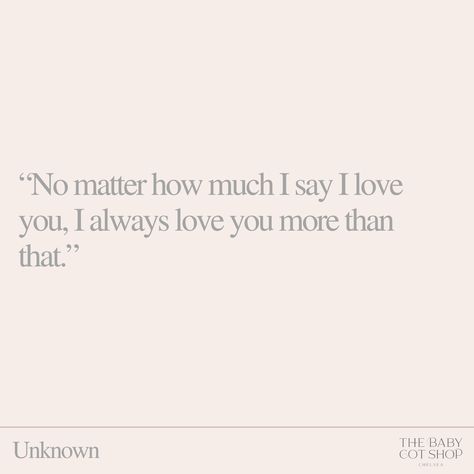 Saying I Love You Without Saying It, I Love You More Than, I Love You More, I Always Love You, I Loved You First, I Respect You, Couple Things, I Know You Know, Poetic Justice