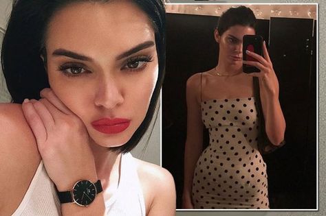 Kendall Jenner Pregnant, Jenner Pregnant, A Mirror Selfie, Kendal Jenner, Tristan Thompson, Still Love Her, Black Polka Dot Dress, Baby Images, Keeping Up With The Kardashians