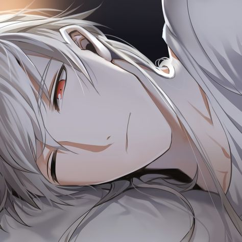 Zen Mystic Messenger Icon, Zen Icon, Mystic Messenger Zen, Messenger Icon, Mystic Messenger, White Hair, Zen, Hair, Anime