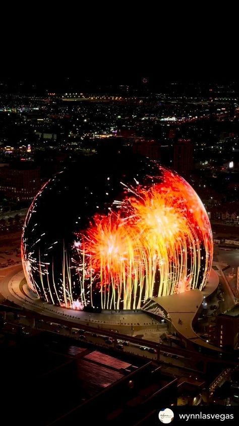 Welcome to the neighborhood MSG Sphere! (Credit: Wynn Las Vegas) | Dayna Roselli | Dayna Roselli · Original audio Msg Sphere Las Vegas, The Sphere Las Vegas, Msg Sphere, Vegas Sphere, Welcome To The Neighborhood, Satisfying Stuff, Wynn Las Vegas, Blog Site, Architectural Designs