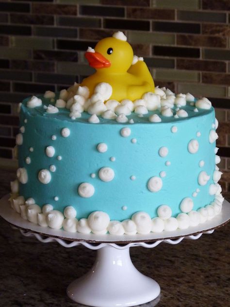 Rubber Ducky cake #mimissweetcakesnbakes #rubberduckycake #babyshower Rubber Duck Cake, Ducky Cake, Ducky Party, Rubber Ducky Cake, Rubber Ducky Party, Rubber Ducky Birthday, Rubber Duck Birthday, Rodjendanske Torte, Ducky Baby Showers