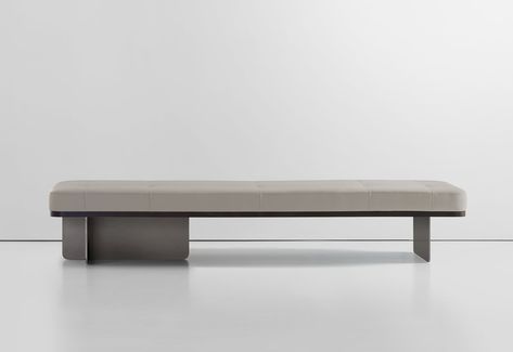 Elevation Bench - Terry Crews for Bernhardt Design Modern Daybed, Bed End, Living Room Stools, Bench Designs, Bed Bench, Ottoman Bench, Living Room Seating, Bedroom Bed, 인테리어 디자인