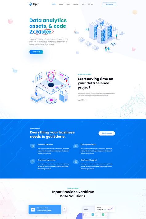 Best Data Science & Analytics SaaS WordPress Theme Ui Website, Pamphlet Design, Data Analyst, Data Analytics, Data Analysis, Landing Page Design, Science Projects, Digital Technology, Data Visualization