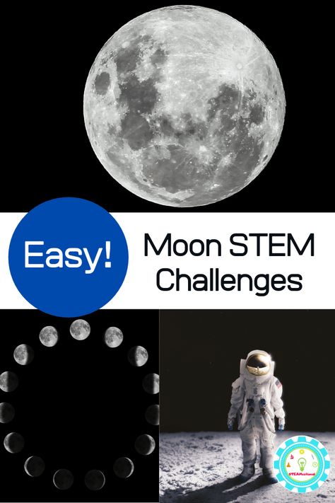 Learn all about the in these exciting moon activities perfect for a moon unit study! Kids will love learning about the moon with these ideas. Moon Stem Activities, Stem Activities Elementary Kindergarten, Farm Unit Study, Stem Activities Middle School, Moon Science, Moon Unit, Kids Stem Activities, Moon Activities, Stem Activities Preschool