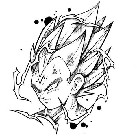 Small Dbz Tattoos Ideas, Vegeta Tattoo Design Sketch, Dragon Ball Tattoo Design, Vegeta Tattoo Design, Pop Culture Tattoos, Rabe Tattoo, Dbz Tattoo, R6 Wallpaper, Zombie Drawings