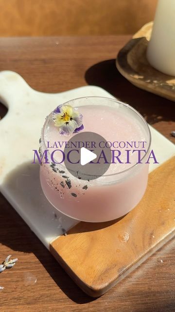 Nikki Sips 🤘🏻🍸 | You gave my viral lavender coconut margarita so much love (THANK YOU 💜) here is the mocktail version!

& for those of you who were “here... | Instagram Mocktail Ideas, Clay Business, Fresh Squeezed Orange Juice, Gluten Free Pantry, Coco Lopez, Coconut Margarita, Squeezed Orange Juice, Liquor Recipes, Culinary Lavender