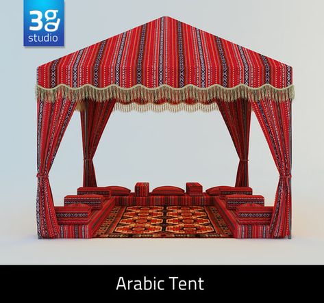 Bedouin Decor, Arabic Tent, Outdoor Sitting Ideas, Turkish Interior Design, Arabian Tent, Qatar National Day, Resort Plan, Tent Design, Moroccan Wedding