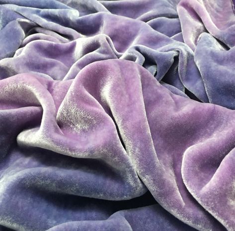 LAVENDER Purple HAND DYED Silk Velvet Fabric fat 1/4 Matthias Aesthetic, Nymphaea Lotus, Purple Texture, Lilac Sky, Daphne Blake, Catty Noir, Lavender Aesthetic, Silk Velvet Fabric, Purple Hands