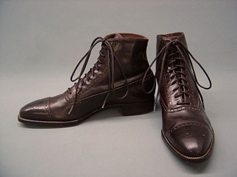 edwardian mens shoes - Google Search | Three Sisters Costume ... Victorian Mens Shoes, Victorian Shoes Male, 1800s Shoes, Vintage Shoes Men, Shoes Reference, Edwardian Shoes, Century Shoes, French Shoes, Victorian Men