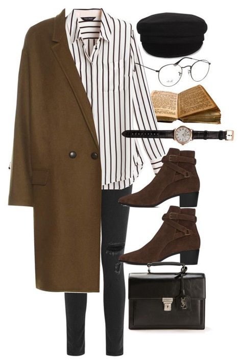 Mode Monochrome, Fall Wear, Brown Booties, Camel Coat, Bone White, Korean Outfits, Polyvore Outfits, Asian Fashion, Isabel Marant