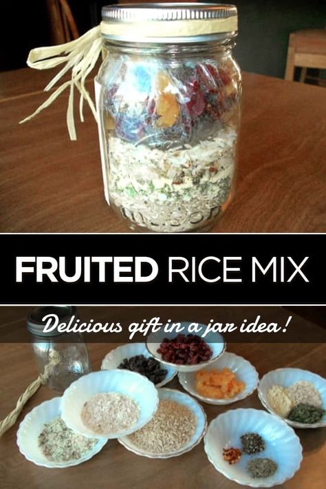 Rice Mixes In A Jar, Mixes In A Jar, Gift In A Jar, Food Basics, Homemade Dry Mixes, Jar Meals, Dehydrated Foods, Dry Mixes, Home Canning Recipes