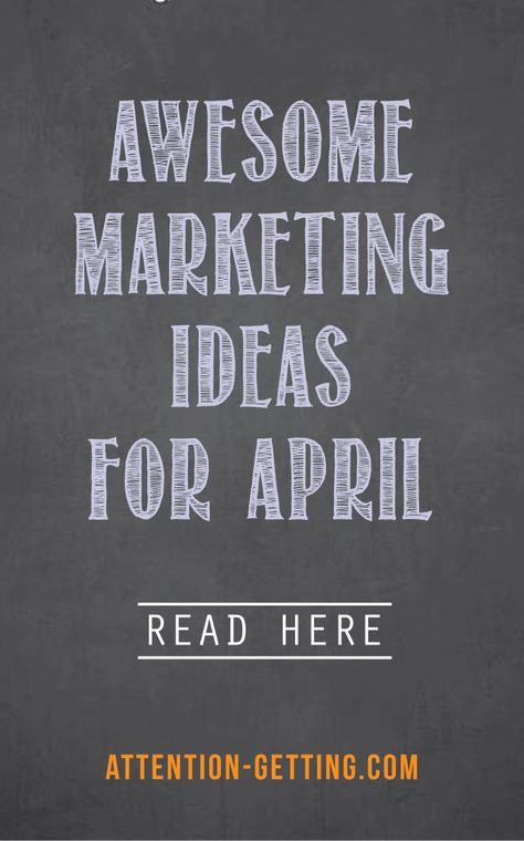 Great small business marketing ideas for April on my blog at http://attention-getting.com Marketing Ideas For Retail Store, Retail Store Marketing Ideas, Spring Marketing Ideas Business, April Marketing Ideas, Sales And Marketing Quotes, Small Business Marketing Ideas, Business Marketing Ideas, Customer Loyalty Program, Insurance Marketing