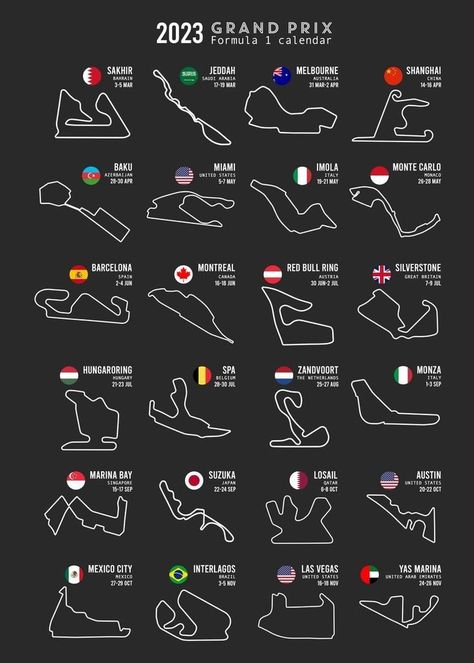 Formula 1 Circuit Wallpaper, Formula One Prints, F1 Starting Grid Wallpaper, Formula 1 2024 Calendar, F1 Driver Numbers Wallpaper, F1 2023 Driver Lineup, Formula 1 Homescreen, F1 Racing Formula 1 Wallpapers, Formula 1 Aesthetic Wallpaper Ferrari