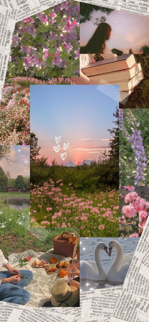 Spring Asthetic Picture, Pretty Spring Wallpaper, Spring Asthetics Photos Wallpaper, Soft Spring Aesthetic Wallpaper, Spring Collage Aesthetic, Zaynab Core Aesthetic, Clare Core Aesthetic, Spring Vision Board Aesthetic, 2024 Aesthetic Wallpapers