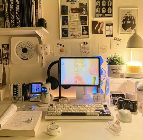 Study Area Aesthetic, Dark Study Table, Aesthetic Study Space, Room Decor Study Table, Study Desk Bedroom, Dark Study, Area Aesthetic, Aesthetic Study Desk, Apple Study