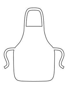 Apron Craft For Kids, Apron Template Free Printable, Apron Illustration, Apron Template, Senior Living Activities, Coloring Crafts, Thanksgiving Crafts Preschool, Apron Pattern, Love Coloring Pages