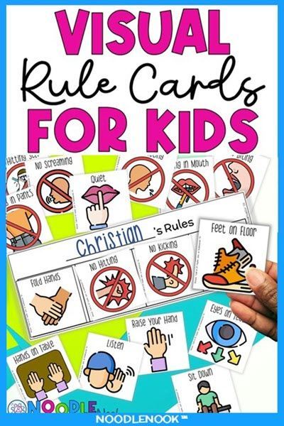 Visual rule cards can transform your classroom from chaos into order. I swear! Find out how they work and why they're a game-changer for students with special needs. Plus, discover helpful steps to implement them effectively. Check out this post on Visual rule cards for kids with special needs! Turn Taking Visual, Visuals For Preschool Classroom, Behavior Visuals, Preschool Classroom Layout, Classroom Visuals, Special Needs Teacher, Conscious Discipline, 2024 Inspiration, Rules For Kids