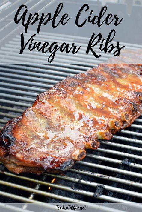 Apple Cider Vinegar Ribs Dinner Recipe Foodie Father Ribs With Apple Cider Vinegar, Slow Baked Ribs, Ribs Marinade Recipe, Bbq Ribs In Oven, Pork Rib Marinade, Apple Cider Vinager, Oven Pork Ribs, Recipe Using Apples, Bbq Meats