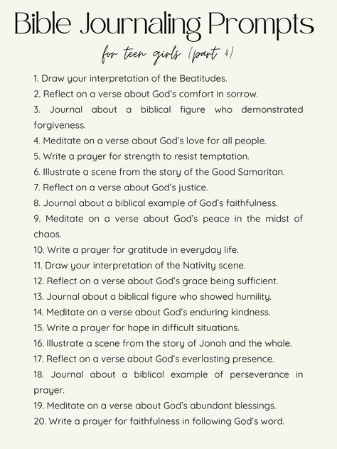 Feel free to use these prompts to explore your faith, express your thoughts, and deepen your relationship with God through your journaling. Starting Journaling, Bible Journaling Prompts, Bible Journal Prompts, Journaling Spreads, Christian Journal Prompts, Jesus Journal, Biblical Advice, Christian Questions, Empty Journal