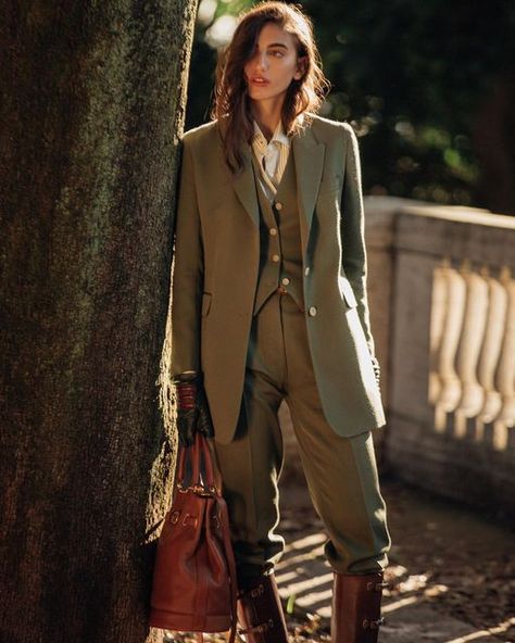 Giuliva Heritage on Instagram: "The Giuliva Heritage statement three pieces suit. Available at @netaporter #giulivaheritage #heritage #timeless #modernluxury #netaporter" Three Piece Suit, Heritage Collection, Pre Fall, Instagram Fashion, Modern Luxury, The Fashion, Search Engine, Suits For Women, Milan