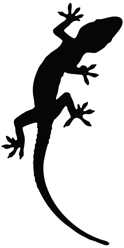 Iguana Tattoo, Cartoon Lizard, Gecko Tattoo, Gecko Wall Art, Lizard Tattoo, Small Lizards, Tattoo Stencil, Tattoo Outline, Silhouette Art