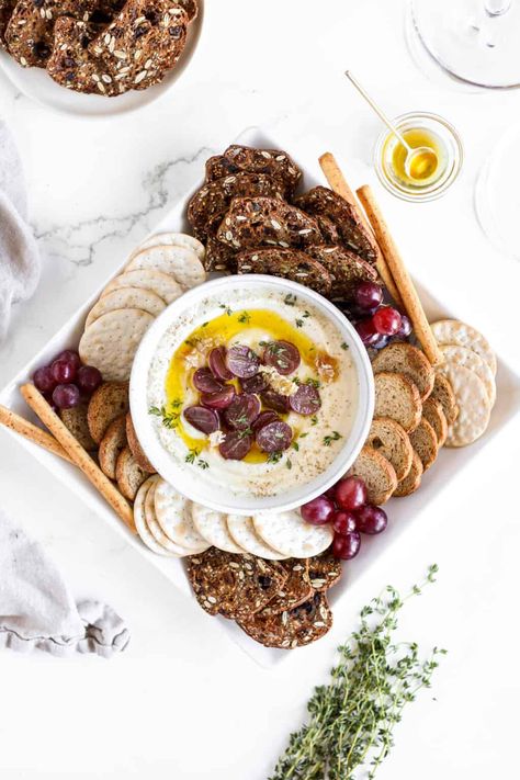 Whipped Ricotta Dip with Honey Ricotta Dip With Honey, Whipped Ricotta Dip, Last Minute Appetizer, Ricotta Dip, Simple Appetizer, Whipped Ricotta, Ricotta Recipes, Baked Tomatoes, Best Appetizer Recipes