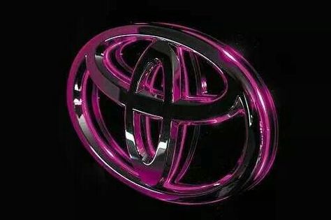 Pink Toyota Tacoma, Toyota Camry Pink Interior, Pink Toyota Camry, 90s Truck, Toyota 4runner Accessories, Toyota Girl, Tundra Wheels, Toyota Tacoma Accessories, Toyota Emblem