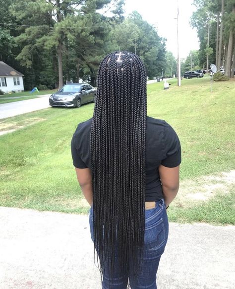 60 Inch Knotless Braids, Fav Hairstyles, Sleek Braid, Box Braid Hair, Boss Woman, Natural Inspiration, Sleepover Things, Goddess Braids Hairstyles, Hair Business